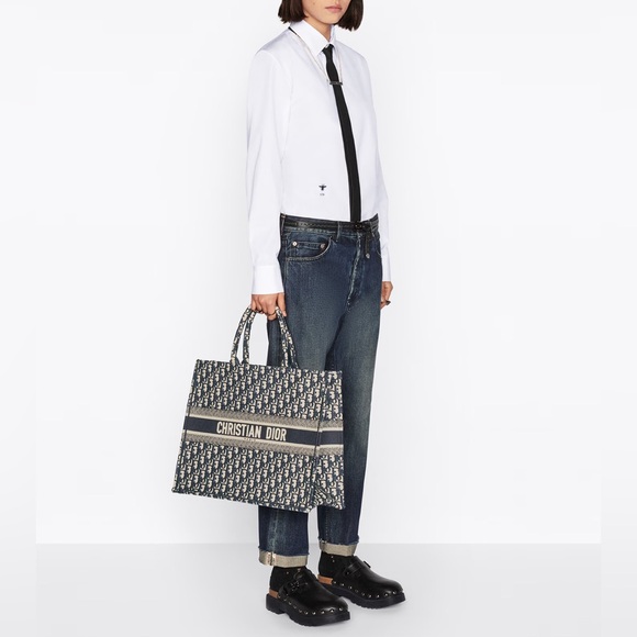 Pristine Christian Dior Large Book Tote - Picture 8 of 8